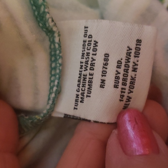 Ruby Road Lady's Petite V-Neck 3/4 Sleeved Multi-Colored with 💎 Gem Embellished - Picture 6 of 6